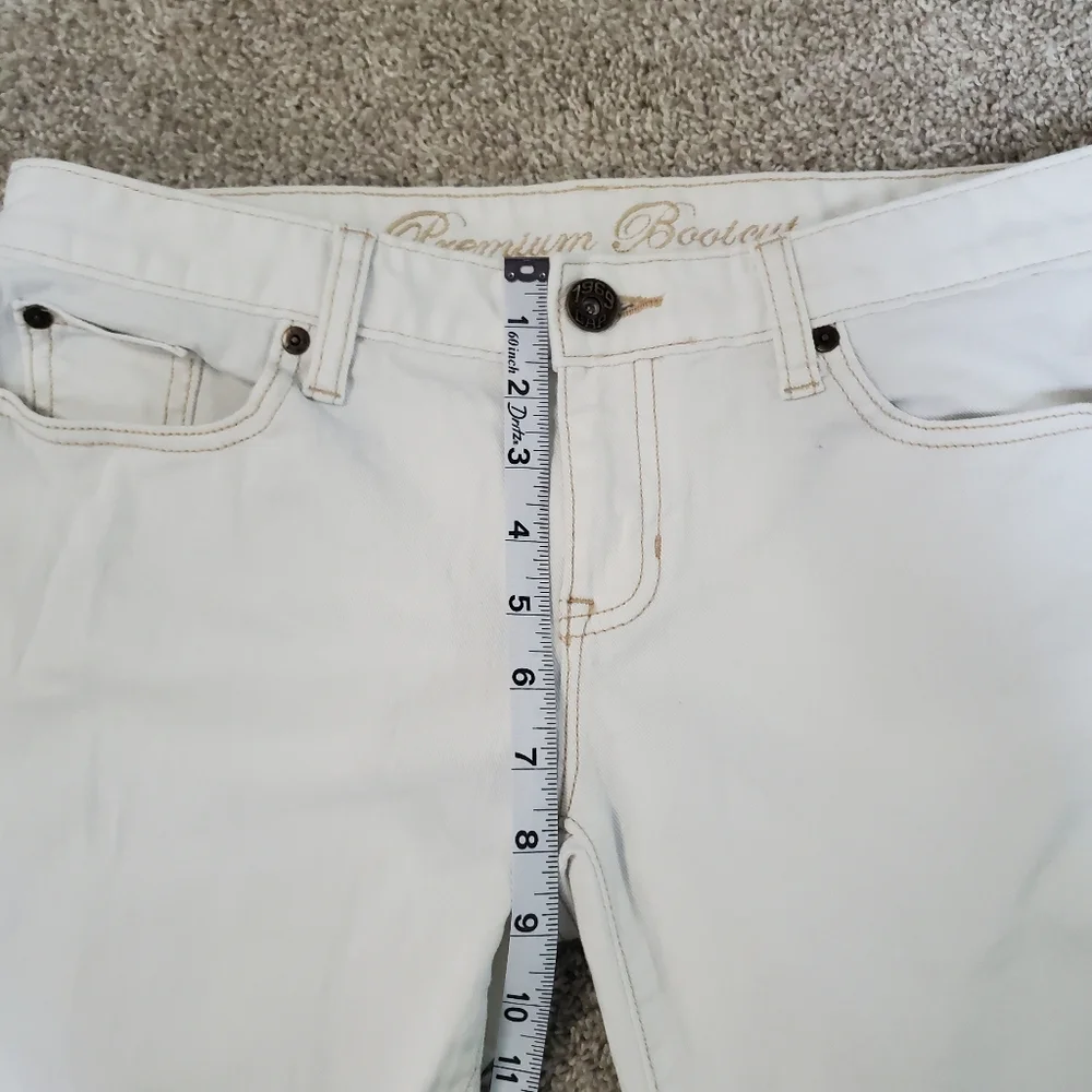 Gap Women's Premium Bootcut Jeans Size 8R EUC White - Picture 3 of 7
